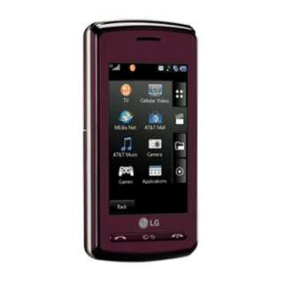 LG Vu CU920 AT&T (Red) bluetooth camera cell phone 607375050021  