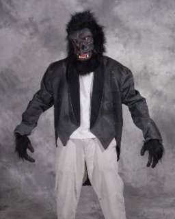   Gorilla in Tuxedo Jacket Adult Halloween Costume Set Clothing