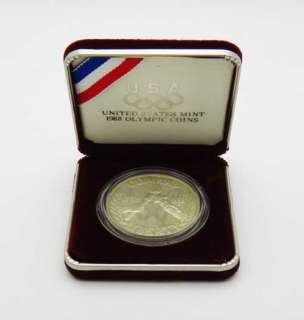 1988 S Olympiad Liberty Uncirculated Silver One Dollar Coin US  