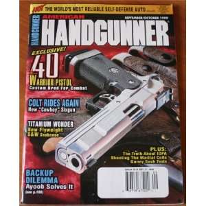  American Handgunner Magazine September October 1999 