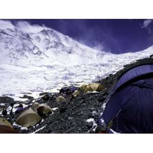  Advanced Base Camp with the Summit of Mt. Everest on Everest 