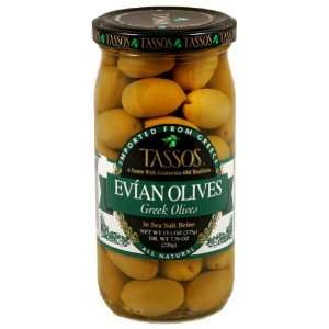 Tassos, Olive Green Evian In Seasal, 13 Ounce (6 Pack)  