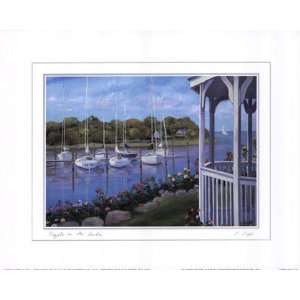  Gazebo on the Harbor by Carol Saxe 10x8