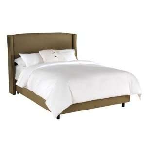   Wingback Headboard Size California King, Color Tan