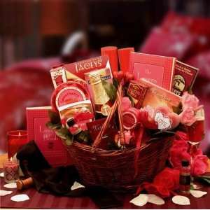 Valentine Gift   Heart To Heart Couples Romance Gift Basket
