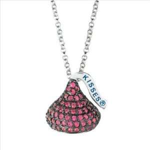  New w/Tags Hersheys Kisses Medium Flat Back Red CZ July 