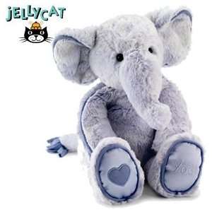    Love You Blue Elly Piper Elephant 16 by Jellycat Toys & Games