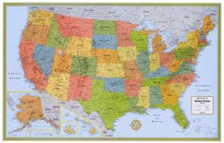 World Map Poster Mural Decorator Wall Map by NatGeo  