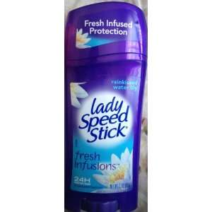   Speed Stick Fresh Infusions, Rainkissed Water Lily, 2.3 oz (Pack of 5