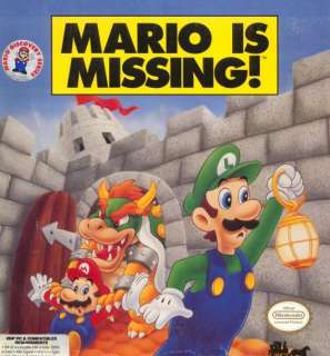 Mario Is Missing Deluxe PC CD play as Luigi arcade game  