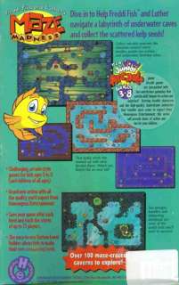 Freddi Fish And Luthers Maze Madness PC CD underwater sea puzzle 