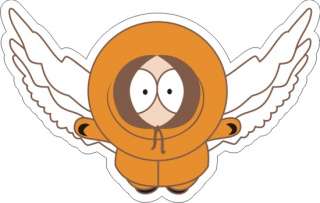 South Park Kenny (Wings) Sticker   3.5 x 5.5  