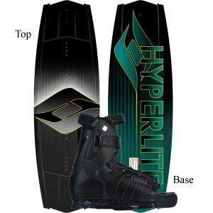  Hyperlite 137 Tribute Wakeboard Package with 7 11 Focus Boots Mens 