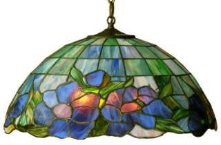 Posy Tiffany Style Stained Glass Light Pendant Lighting  