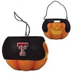  Texas Tech Red Raiders NCAA Halloween Pumpkin Candy Bucket 