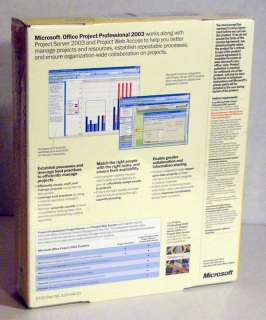 Microsoft Office Project Professional 2003 H30 00979  