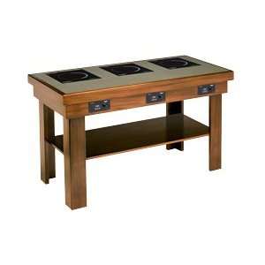   75522 Induction Buffet Table with 3 Ranges 120V