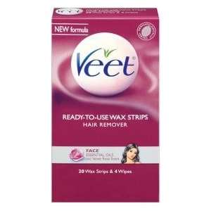  Veet R T U Facial Wax Strips Size 20 Health & Personal 