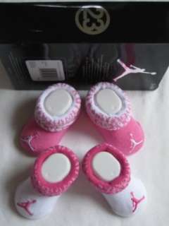   Set Pink and White Nike Infant for 0 6 Months Newborn Baby with Jordan
