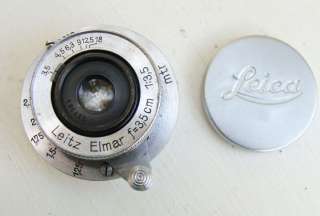 Vintage Leica Elmar 35mm Wide Angle Lens  
