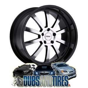  18 Inch 18x8 TSW wheels WILLOW Gloss Black wheels rims 