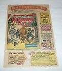 1975 WIZARD OF OZ comic book coupon mail order ad page