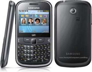NEW SAMSUNG CHAT 335 QWERTY Wi Fi MOBILE PHONE UNLOCKED 8806071361642 