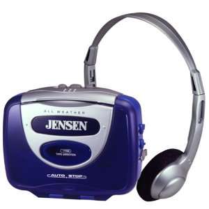  JENSEN SP50 PURPLE All Weather Stereo Cassette Player with 