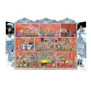   Jumbo J.V. Haasteren Grand Caf 1500 Piece Jigsaw Puzzle Toys & Games