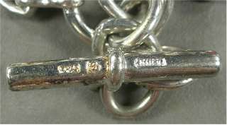 BRACELET  .925 Sterling Silver Charm Link Bracelet Purses