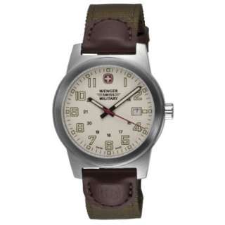 Wenger Swiss Military Mens 72901 Classic Field White Dial Canvas 