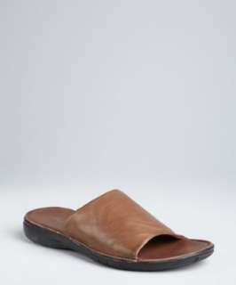 Kenneth Cole New York brown leather Whats Shape ing sandals 