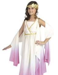 Fun World Kids Pink Greek Goddess Dress Girls Halloween Costume L