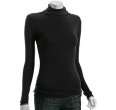 linq black jersey chiffon trimmed turtleneck mouseover to zoom linq 
