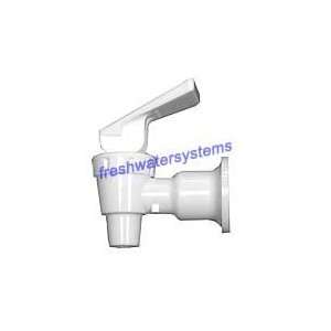  Water Cooler Faucet   3/8 female, WHITE body/WHITE lever 