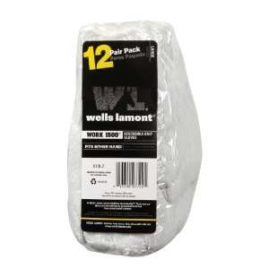 Wells Lamont Knit String Gloves   12/pk   Large   White   513LZ 