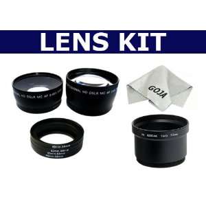   lens cap + 4pcs Rings Set (46, 49, 52, 55MM)+ Tube Adapter For KODAK