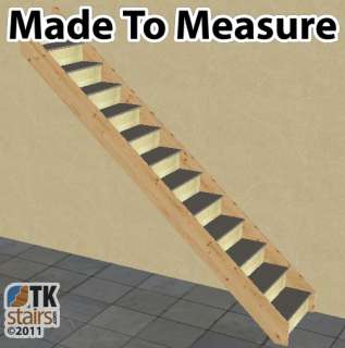 Kit form straight staircase  
