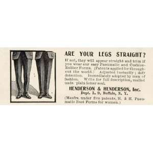   Rubber Prosthesis Form Leg   Original Print Ad