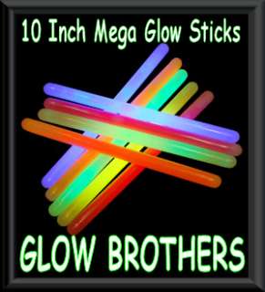 NOT ALL GLOW STICKS HAVE THE SAME BRIGHTNESS AND GLOW TIME DUE TO THE 