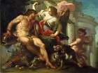 Hercules Crowned by Fame Sebastiano Conca oil repro