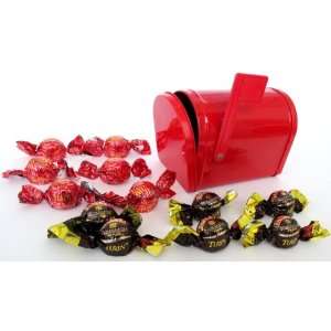 Red Mailbox Filled With Kahlua & Baileys Filled Milk Chocolate Candies 