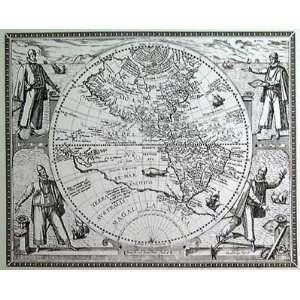  Western Hemisphere (1596) Poster Print