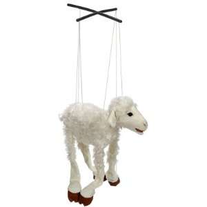  Large White Sheep Marionette 