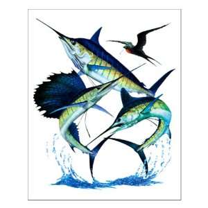    Small Poster Sailfish Swordfish and Marlin Fishing 