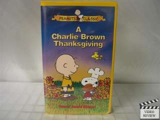 Charlie Brown Thanksgiving VHS Peanuts 097361537139  