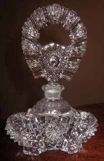 Vintage 1940s Imperial IRICE Horseshoe Perfume Bottle  