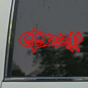  Ozzy Red Decal Metal Band Sabbath Truck Window Red Sticker 