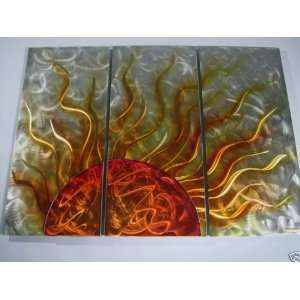  Abstract Metal Wall Sculpture