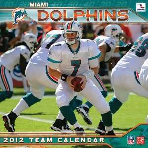  Miami Dolphins 2012 Mini Wall Calendar